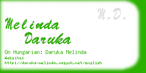 melinda daruka business card